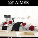 50 Cotton 50 Polyester Chinese Wedding Fashion Beautiful Orange Bed Sheets thumbnail-1