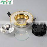 Gold Color Cut95mm Sun Flower Radiator 7w Led Ceiling Light thumbnail-3