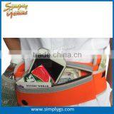 (top) Money Belt Waterproof Waist Pouch Running Belt With Water Bottle Pocket for Handy Necessities thumbnail-1