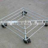 Mobile Wrought Iron Flower Shelf,flower Pot Shelf