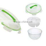 6L Plastic Salad Container With Lid, Colander,dip Bowl and Cover thumbnail-1