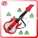 Wholesale plastic toy guitar with light and music for children with EN71