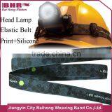 Silicone Printed Antiskid Elastic Band 25mm Width for Head Lamp Belt