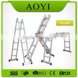 Industrail or Domestic Aluminium Profile Folding Telescopic Ladder AY-403 With En131 thumbnail-2