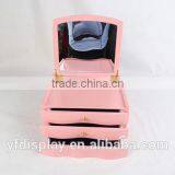 High Finish Princess Wooden Jewellery Box, Pink Painting Jewellery Box, Jewellery Collection Case thumbnail-3