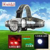 Goread 7 + 2 LED High Bright Student Reading Lamp Mini Head Torch thumbnail-1