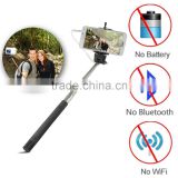 Wired Selfie Stick From Chinese Supplier, Wholesale Selfie Stick , Monopod Selfie Stick With High Quality