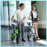 New Products 2016 EcoRider Lithium Battery e Bike Chainless Folding Italian Electric Bike thumbnail-4