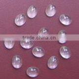 Rose Quartz Oval Cab Gem Stone thumbnail-1