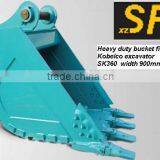 Heavy Duty Bucket Fit for Kobelco Excavator SK350 Width 900mm