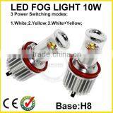 Amazing Series Amber White Two Colors Three Modes Special Design H8 H9 H11 H16 12v Led Car Fog Light for Volvs thumbnail-2