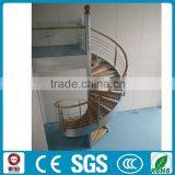 House Decorative Cantilever Type Wood Spiral Stairs thumbnail-1