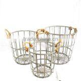 French Country Style Wholesale Hamper Basket for Wire
