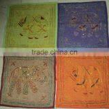 Elephant Indian Embroidery Cushion Covers