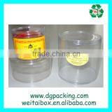 Custom Transparent Pet Feeding Food Plastic Packaging Tube thumbnail-3