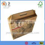 House Shape With Handle Corrugated Cardboard Box For Sale