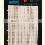 2014 Hot Sell White ABS Metal Reed 1680 Points Breadboard Universal Electronic Board thumbnail-1