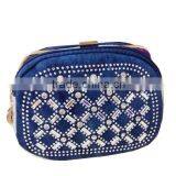 New Arrival Denim Cosmetic Bag, Lady Diamond Small Korean Fashion Bag (HD26-015) thumbnail-1