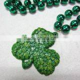 2016 New Design St.Patrick Beads Shamrock Necklace thumbnail-1