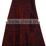 Rajasthani Block Print Cotton Wrap Skirt thumbnail-2