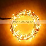 led string lights 12V DC 10m 100leds Christmas micro led copper wire string lights waterproof