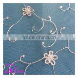 Wholesale Embroidery Designs Hot Selling Mesh Embroidery Lace Fabric for Garment Supplier's Choice thumbnail-1