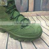 2016.high Quality Leather Low Ankle Green Military Boots thumbnail-3
