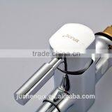 Single Hole Single Handle High-arc Kitchen Faucet in Polished Chrome thumbnail-1