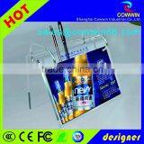 Small Acrylic Display Stand, Clear Acrylic tv Stand, Floor Standing Acrylic Display thumbnail-4