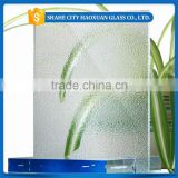 clear maple leaf colored pattern glass