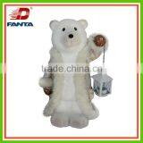 2016 Hot Selling Standing Magnesium Winter Bear Holding Lantern-Christmas Bear thumbnail-1