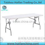 Durable 180cm Outdoor Plastic Folding Dining Table and Chair With Bolt /high Quality Plastic Dining Table thumbnail-1
