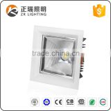 Hotel Project 12W Recessed Square COB LED Downlight with Bridgelux chip and Lifud driver