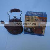 Wooden Color Stainless Steel Tea Pot thumbnail-1