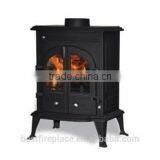 Contemporary Wood Burning Stove With Back Bolier thumbnail-2