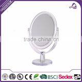 Plastic Desktop Magnified Cosmetic Mirror