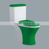 Bathroom Design Two Piece Ceramic Colored Toilet thumbnail-4