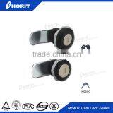 MS407 Zinc Alloy Black Electric Hidden Cabinet Round Cam Lock 8mm 10mm