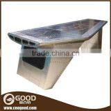 Aluminum Metal Rivets Wing Aviator Desk Vintage Aluminium Desk thumbnail-1