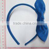 Beautiful Plain Fabric Headband With Rabbit Ears thumbnail-1