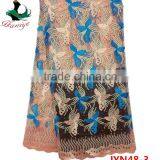 New Arrival French Net Lace Fabric, African Tulle Lace Fabric With Stones JYN48 thumbnail-3