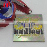 Custom Mini Soccer Shape Round Metal Medal