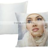 High quality polyester peach skin full white sublimation pillow case