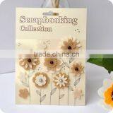 Adhesive Felt Sticker , 3d Sticker , Handmade Felt Sticker, Scrapbooking Sticker, Layered Sticker , Flower Felt Sticker thumbnail-1