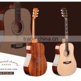 AA+ Grade Spurce Solid & Acacia Round Body With EQ Mahogany Neck Rosewood Fingerboard Acoustic Guitars thumbnail-1