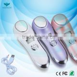 Personal use easy to operate hot/cold sonic beauty facecare device