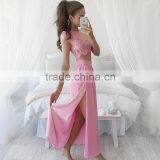 Bonvatt Short Sleeve High Neckline Latest Lace Dresses Fashion Dresses thumbnail-3