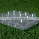 12pcs quail products quail egg packing clear pastic tray