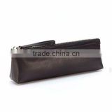 Makeup brush leather makeup bag