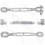 Open Die Forged Electro Galvanized JIS Frame Turnbuckle With Eye and Hook thumbnail-5